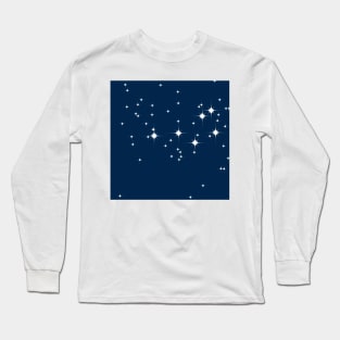 Mid Century Modern Starry Night Long Sleeve T-Shirt